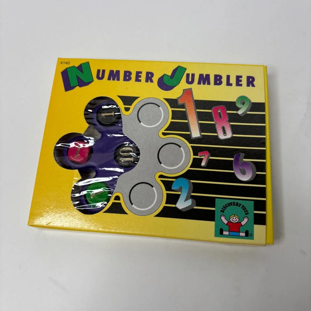Discovery Toys Number Jumbler Math‎ Game 4140 Educational STEM Toy Vintage 1993